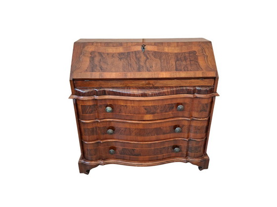 Image 1 of Eleganter Klappschreibtisch aus den 1950er Jahren – Original Mid-Century Modernismus