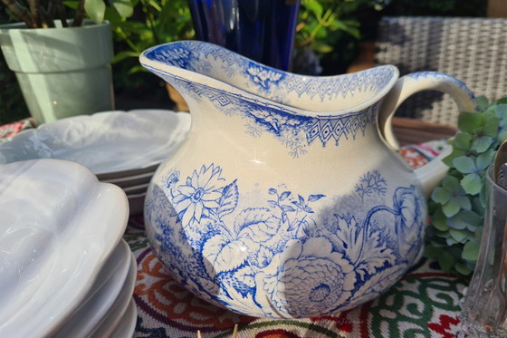 Image 1 of 1x HAMAGE NORD (St Amand) French ironstone water pitcher 