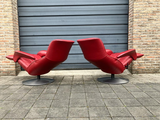2x Jori Symphony Relax Medi Mono-Move Red Leather Very well-kept condition!