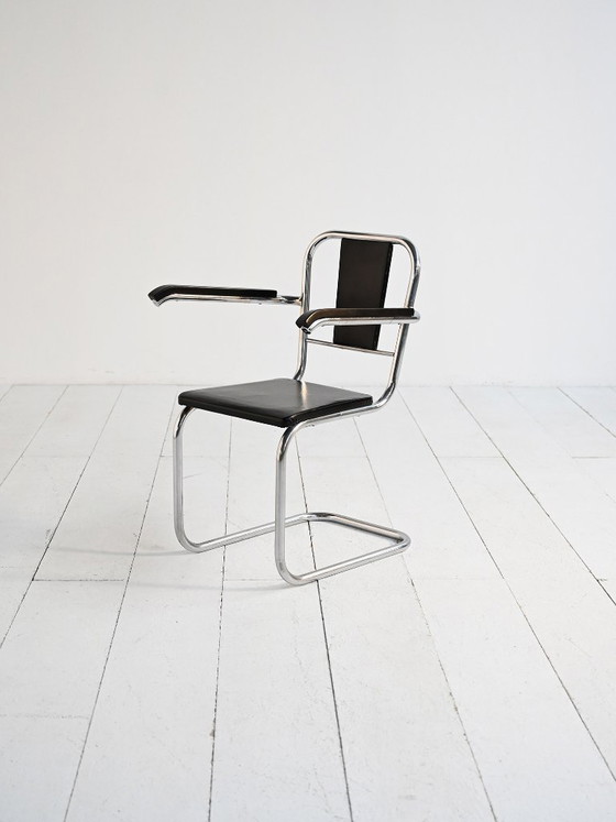 Image 1 of Scandinavische cantilever fauteuil in Bauhaus-stijl, jaren 30.