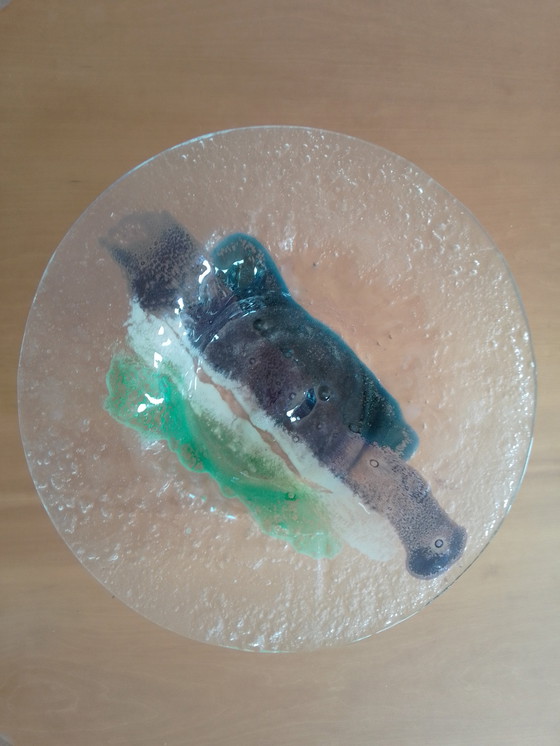 Image 1 of Glass object / unica / dish by Marjan Timman