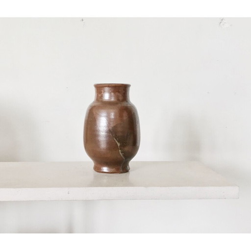 Vase vintage en céramique japonaise par Zobel, 1960