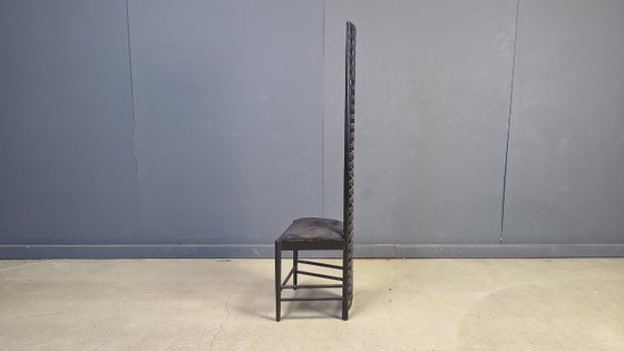 Image 1 of Chaise Cassina 292 Hill House 1 de Charles Rennie Mackintosh, années 1980