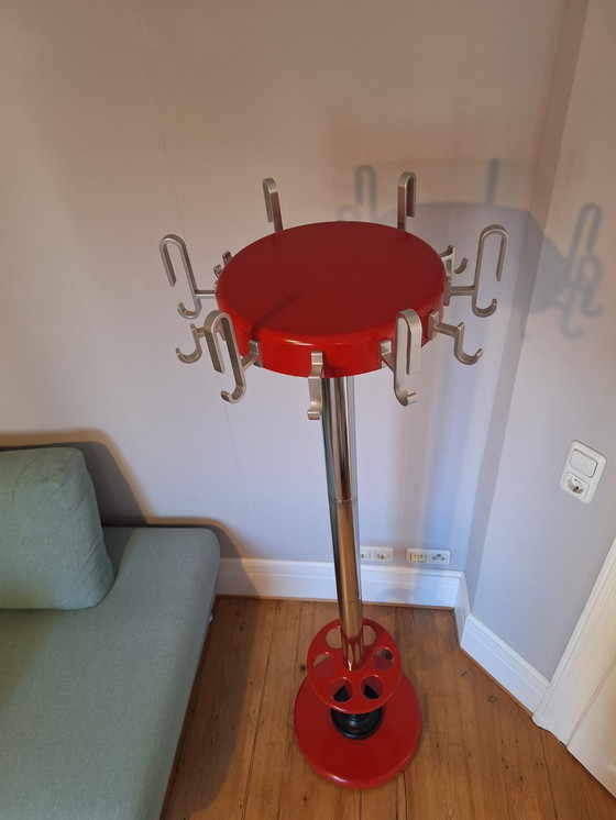 Image 1 of Vintage Rosconi Coat Rack Space Age metal 70s