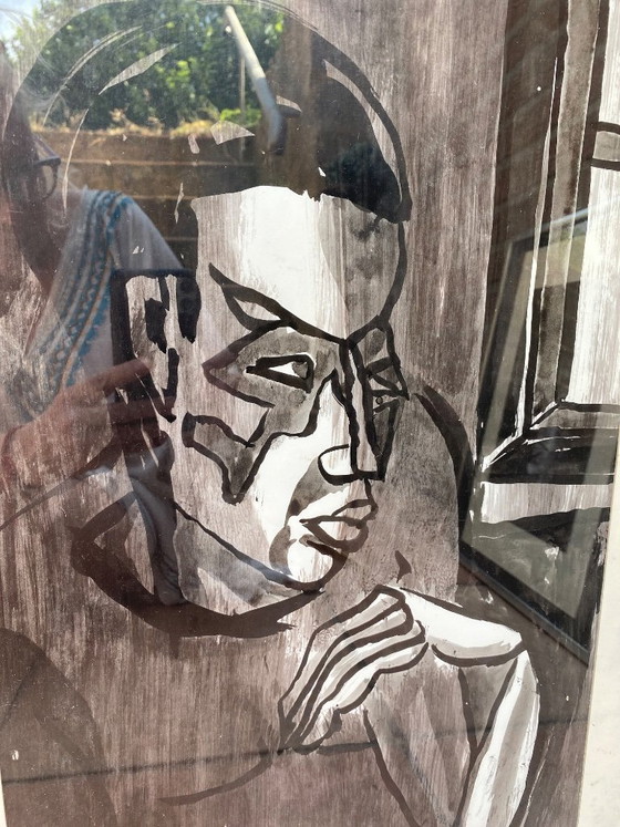 Image 1 of Manfred Kütz engraving, 1970s