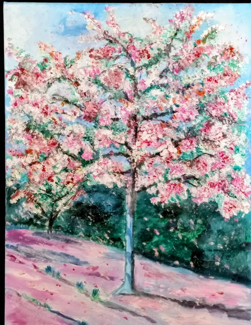 T van Steenbergen "Blossom Tree" 30 x 40 cm New