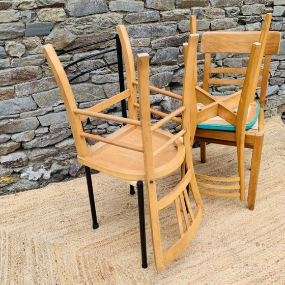 Image 1 of Satz von 4 ungleichen Stühlen