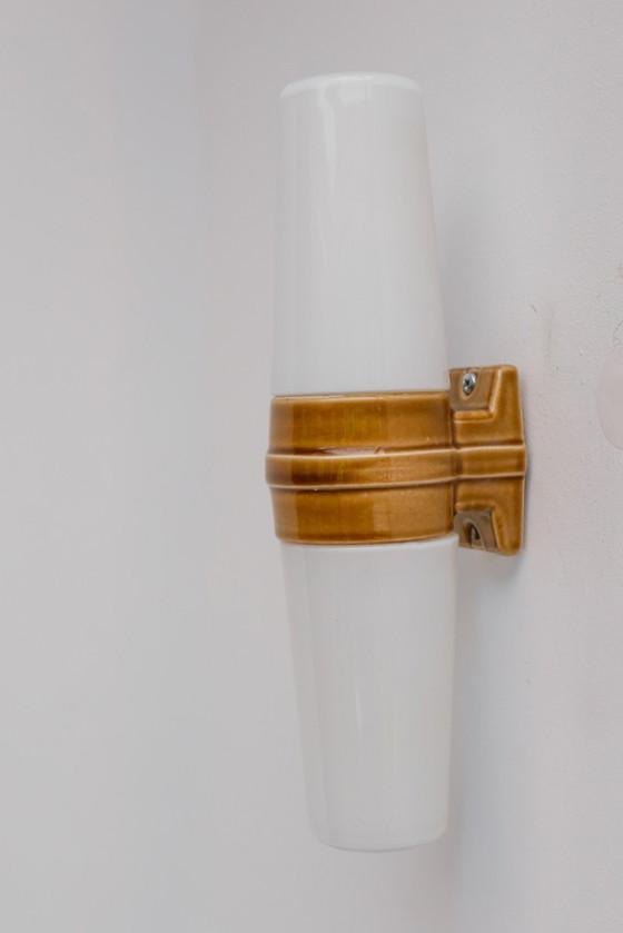 Vintage porseleinen badkamerlamp van Sigvard Bernadotte voor Ifö, 1960 – Wandlampen, Porcelain, Glass (photo 15 of 15)