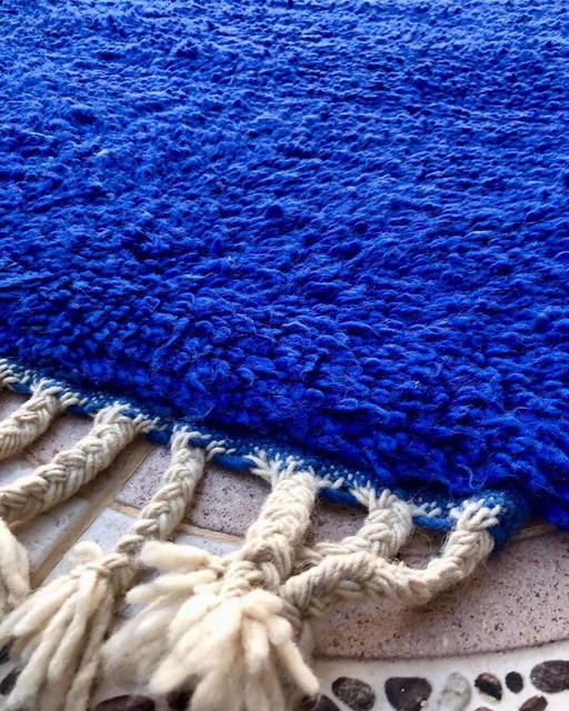 Authentiek tapijt van puur wol, traditioneel Majorelle-blauw, 150/250 cm – Alberto Bazzani (photo 2 of 9)