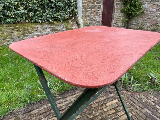 Image 1 of Folding table Garden table French antique