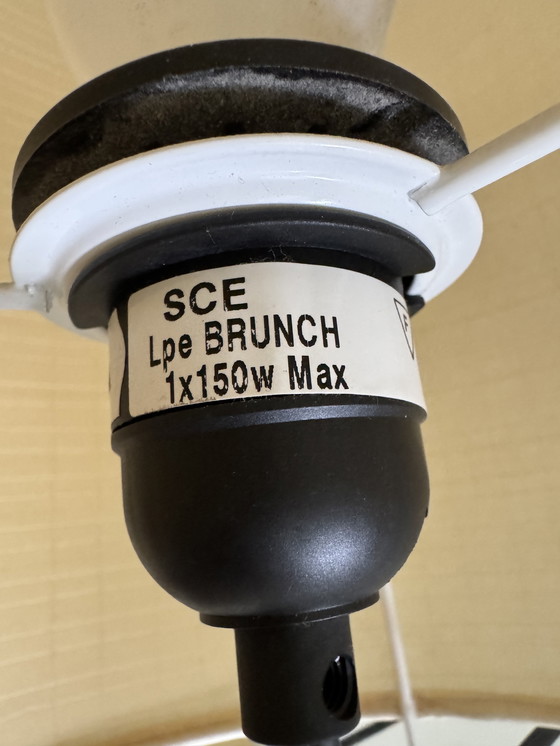 Image 1 of Lampada di carta cilindrica SCE anni '80