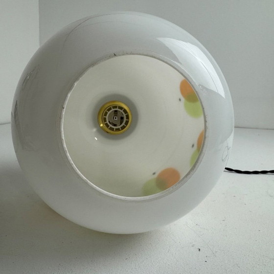 Vecchia Lampada a Sospensione Ovoide Vintage 1970 – Lampade a sospensione, Glass (photo 9 of 11)