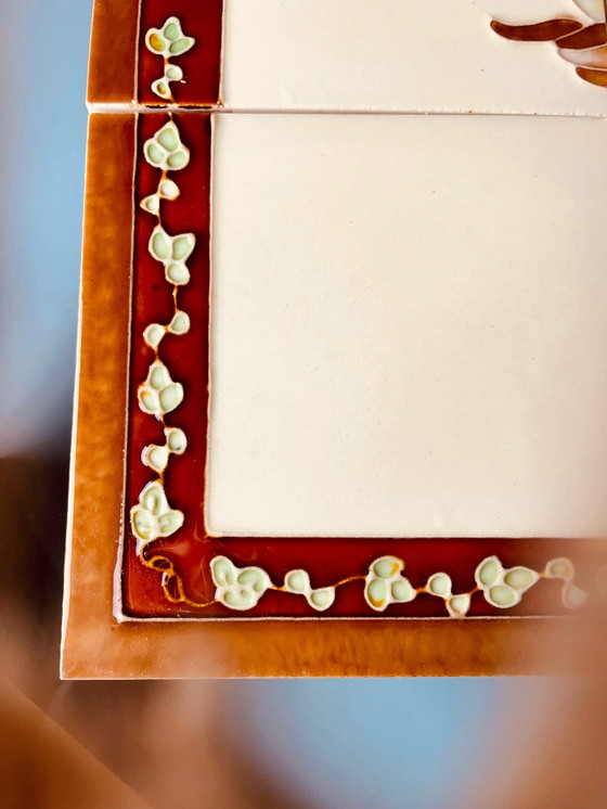 Image 1 of Majolica fruit basket "tiles"