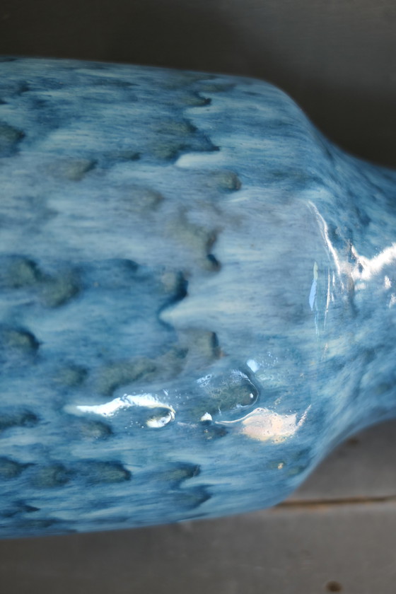 Image 1 of Vintage Scheurich 408 40 Vase W. Germany Turquoise