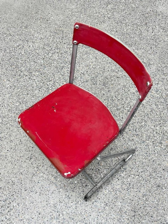 Image 1 of Set aus 2 Stühlen mit Tisch von Cindy Crawford Steiger für Embru, 1930er Jahre