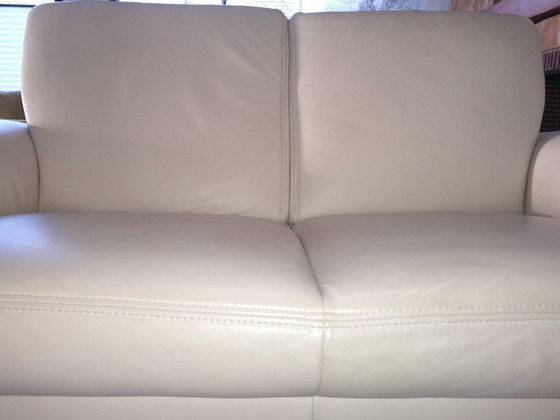 Image 1 of KOINOR - DESIGN - SOFA ARMCHAIR Leather white