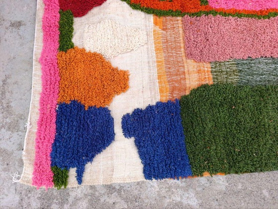 Image 1 of Mehrfarbige Berber-Tapis aus Leinen, 300 x 200 cm