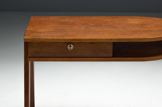 Image 1 of Tripod Desk by Jacques Adnet, France, 1950s
