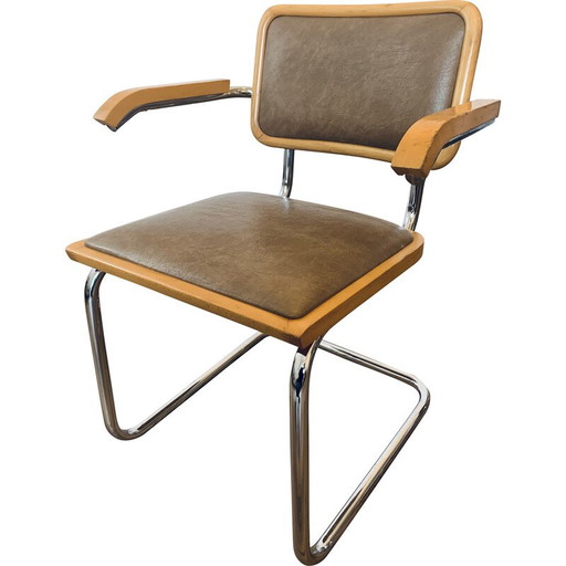 Vintage fauteuil model B64 van Marcel Breuer, 1980