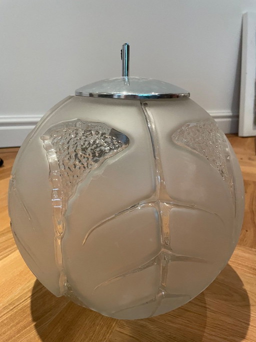 Peill & Putzler Atlantis Vintage Designlampe – Opalglas und Chrom