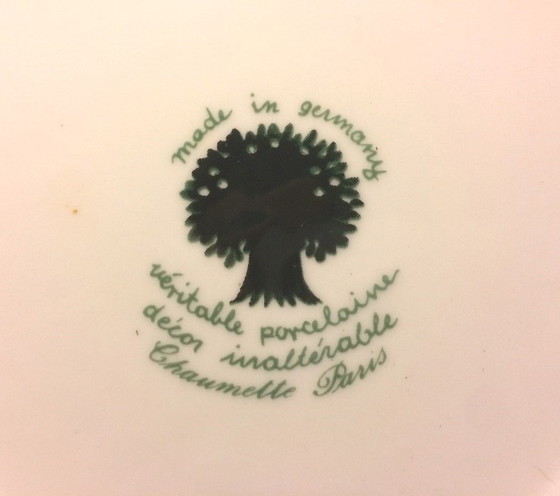 Image 1 of Sierbord ' Bloemen '  Chaumette (Parijs) NEW ! Vintage 80s