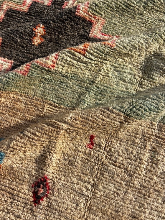 Image 1 of Moroccan Pink Boujad Wool rug 200x300 cm - Berber rug -Vintage Moroccan rug