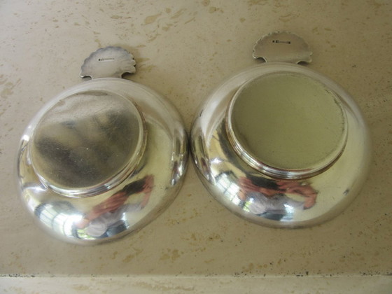 Image 1 of Coppia di ciotole Wiskemann Taste Vin o piccole ciotole portagioie, decorazioni a conchiglia, stile vintage