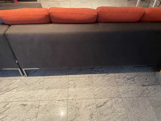 Image 1 of Alfa ZANOTTA Corner Sofa with Chaise Longue