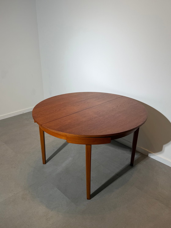 Tavolo da pranzo rotondo allungabile G-Plan in teak – Tavoli da pranzo, Wood (photo 4 of 7)