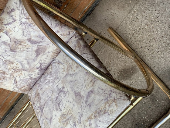 Vintage Messing Bankje, jaren 60 – Mid Century Modern (photo 5 of 5)