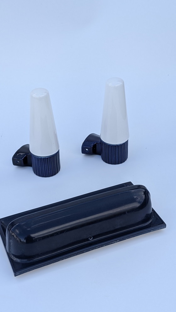 Image 1 of Wandlamp IFÖ 6020 en zeephouder in keramiek