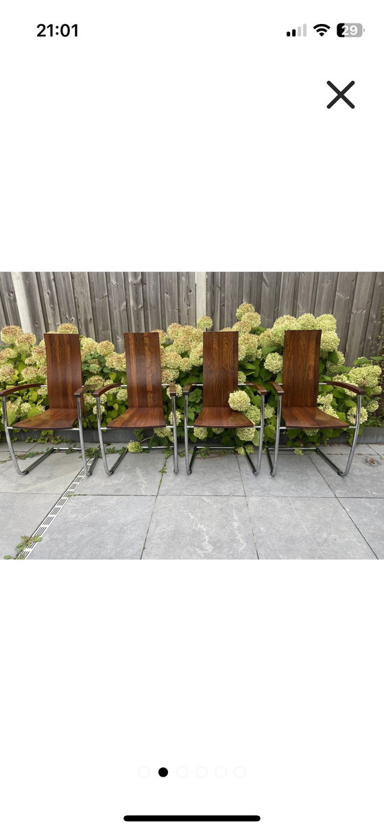 Image 1 of 4 chaises traîneaux design