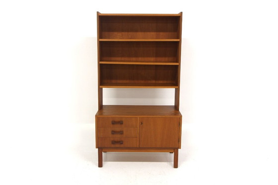 Image 1 of Bibliothèque scandinave en teck, Suède, 1960