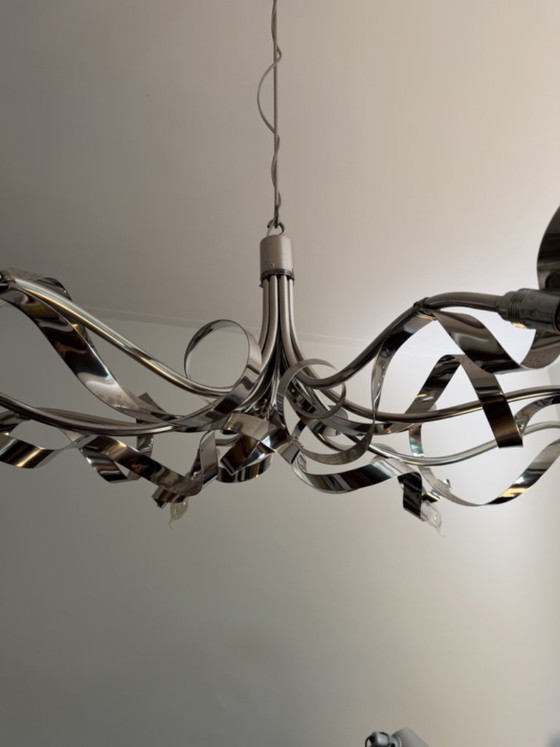 Erste Kollektion Jacco Maris Ruban Plié Chrome 8 Arm – Deckenleuchten (photo 4 of 5)