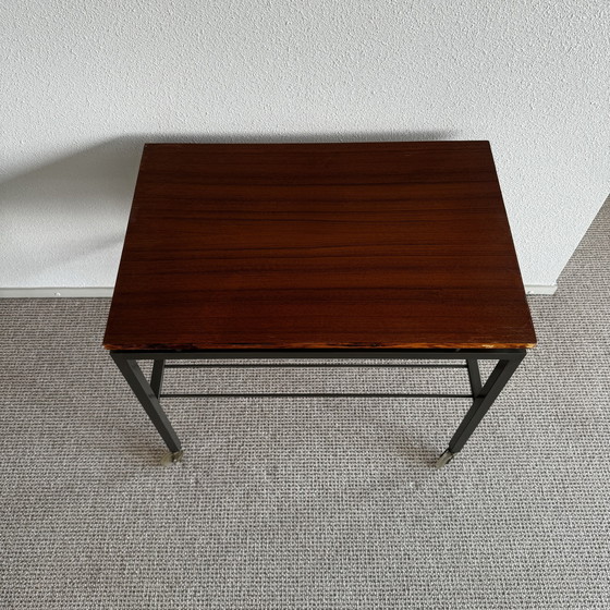 Image 1 of Sixties Roltafel/Side Table Teakfineer