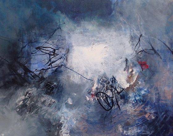 Image 1 of Ewa Sadowska "Przestrzen II" Huile sur toile L150xH120