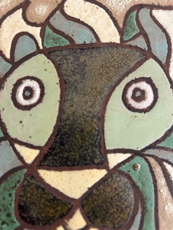 Image 1 of Placca in ceramica di Roland Zobel, Le Cicladi