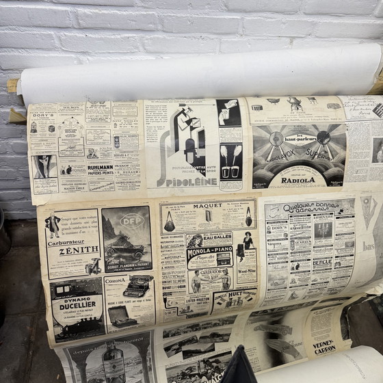 Image 1 of Handgemaakt Origineel vintage reclamebehang