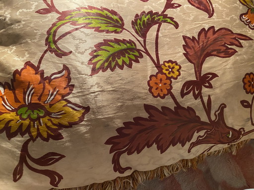 Vintage Seide Daunen Kissen Rarität 