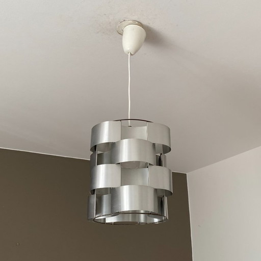Space Age Max Sauze Pendelleuchte. 1970. – hanglampen, Metal