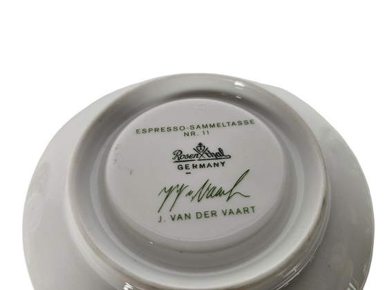 Image 1 of Rosenthal Germania - Jan van der Vaart - Espresso Sammeltasse - N. 11 - 1985