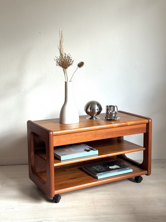 Image 1 of Chariot vintage danois meuble audio teck 1960s