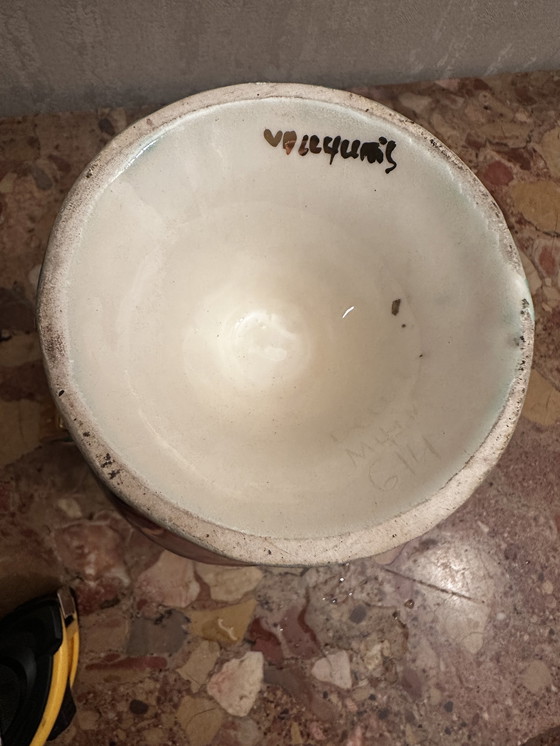 Image 1 of Vintage ceramic amphora vase signed Vallauris - H 24 cm