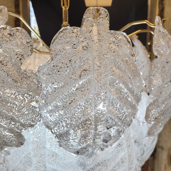 Image 1 of Lámpara de Techo / Chandelier, Mazzega, Cristal de Murano y Metal, 60’-70’s – Italia