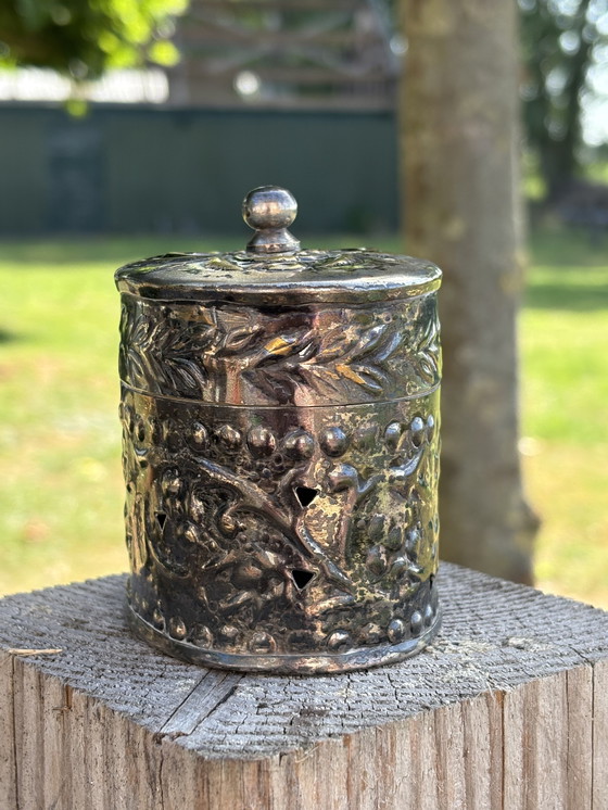 Image 1 of Vintage verzilverd doosje