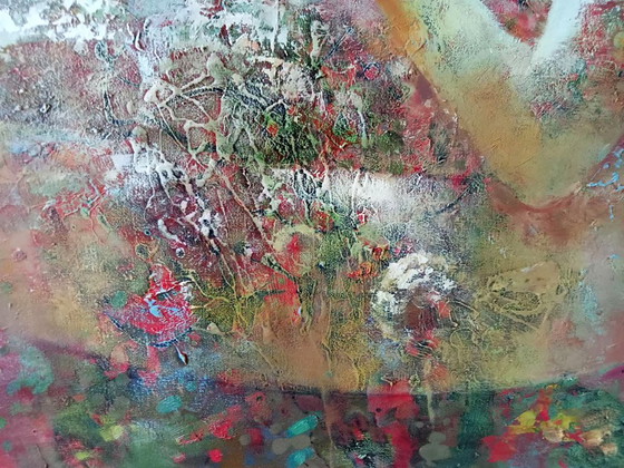 Original Oil Painting Abstract Expressionism Symbolism Girl Spring – Paintings & Drawings, Canvas (photo 4 of 10)