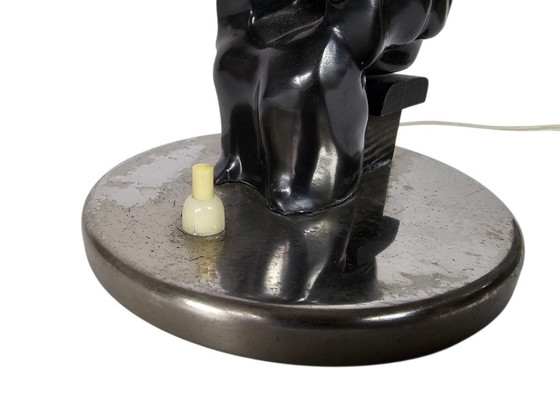 Image 1 of Lampada Art Déco - 'Luce da lettura' - Vintage - Metallo - Anni '30