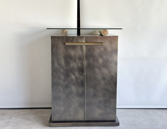 Image 1 of Mobile bar Belgochrom, acciaio inossidabile, anni '80