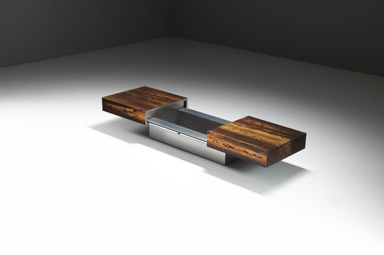 Image 1 of Very Rare Vintage Coffee Table 'Solaire Eruption' by Guy Lefevre France
