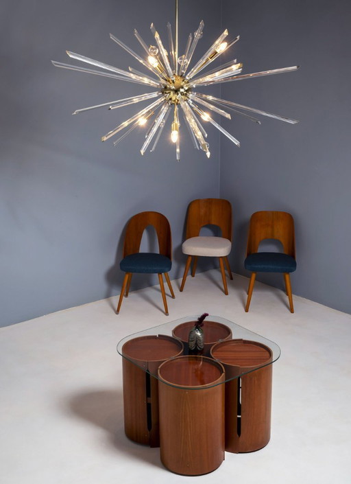 Modular Coffee Table Model 0635, Dřevotvar Nová Paka, 1977